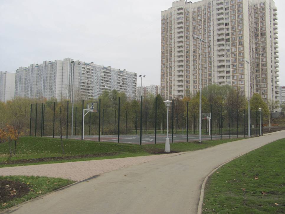 Периметральные ограждения FENSYS на территории спортивных объектов в парке Борисовские пруды