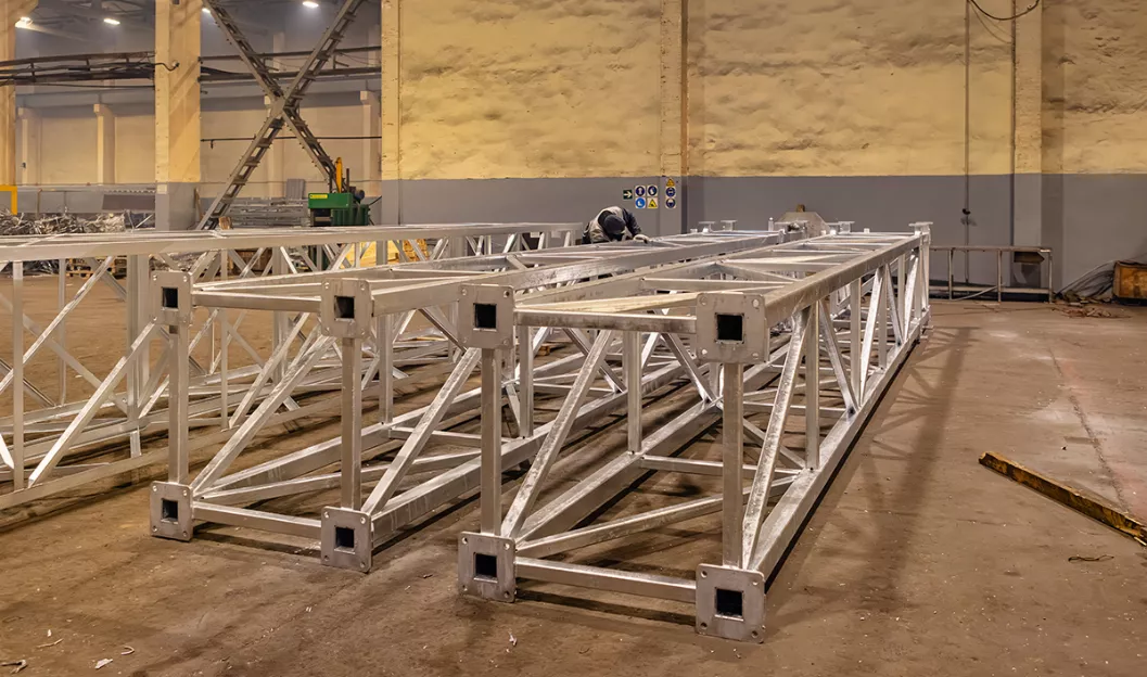 Подготовка металлоконструкции к отгрузке