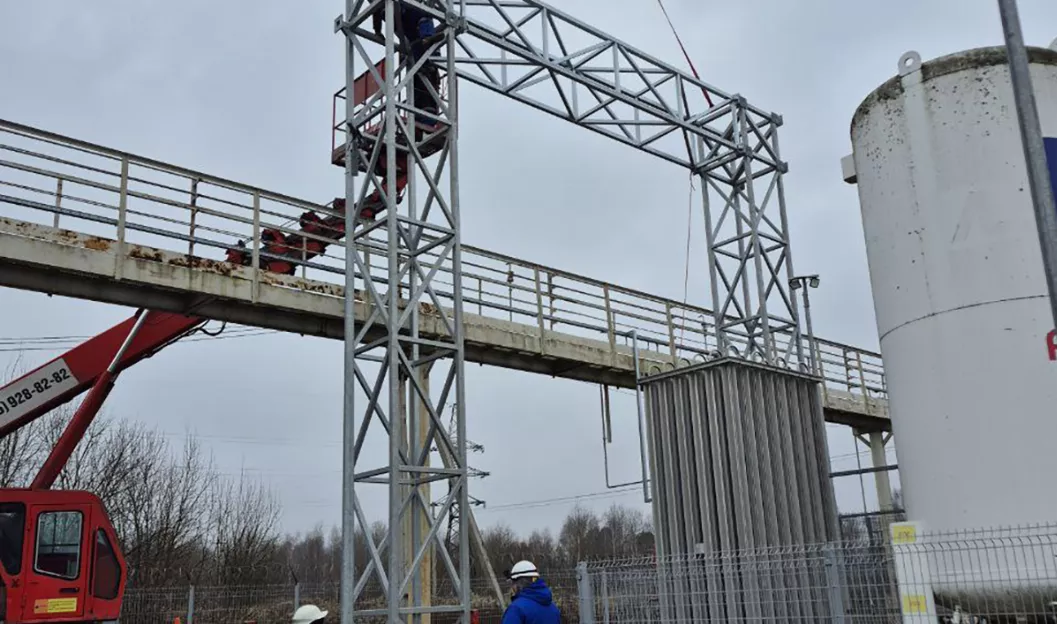 Монтаж ферм