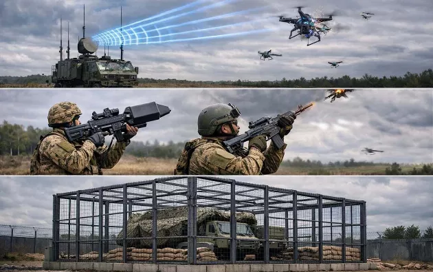 Защита от атак беспилотников- все известные способы