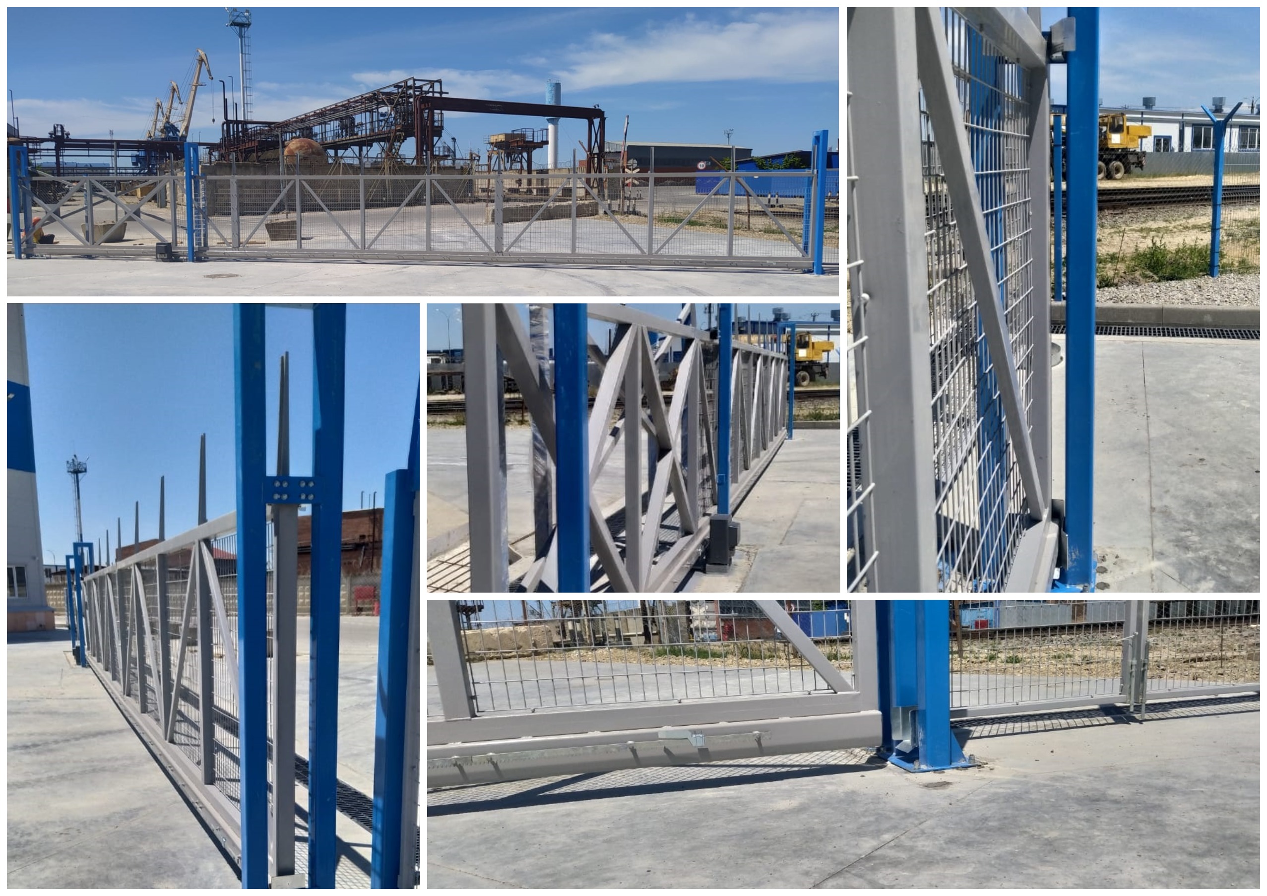 Откатные ворота нестандартного размера от FENSYS для ТЭК Технолоджи