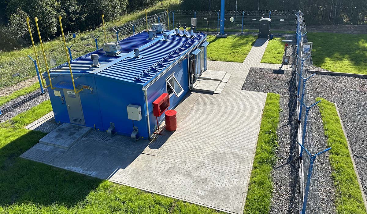 Ограждения от FENSYS на территории газоперерабатывающей площадки