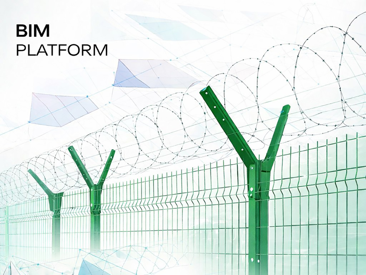 Готовые проекты ограждений доступны для скачивания в dwg и rvt форматах