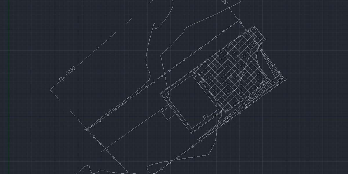 DWG проект 3Д забора для мясокомбината