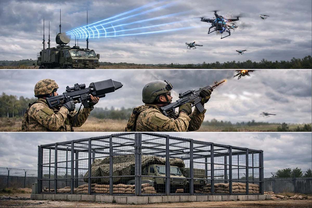 Защита от атак беспилотников- все известные способы